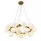 Modern Ceiling Light Gold Glass Globe Chandelier Pendant Lamp Living Room Decor